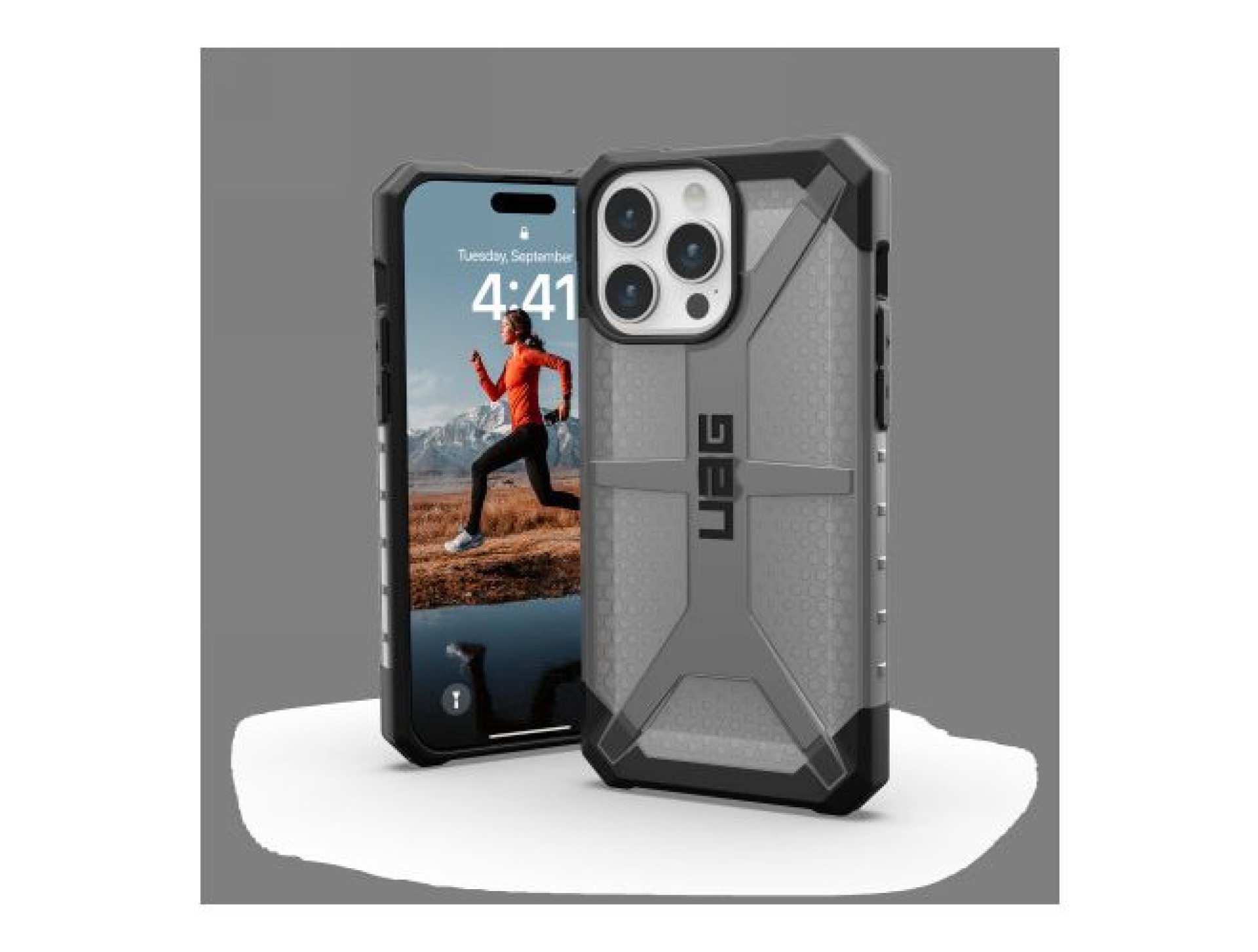 Capa UAG Plasma para iPhone 15 Pro Max - cinza