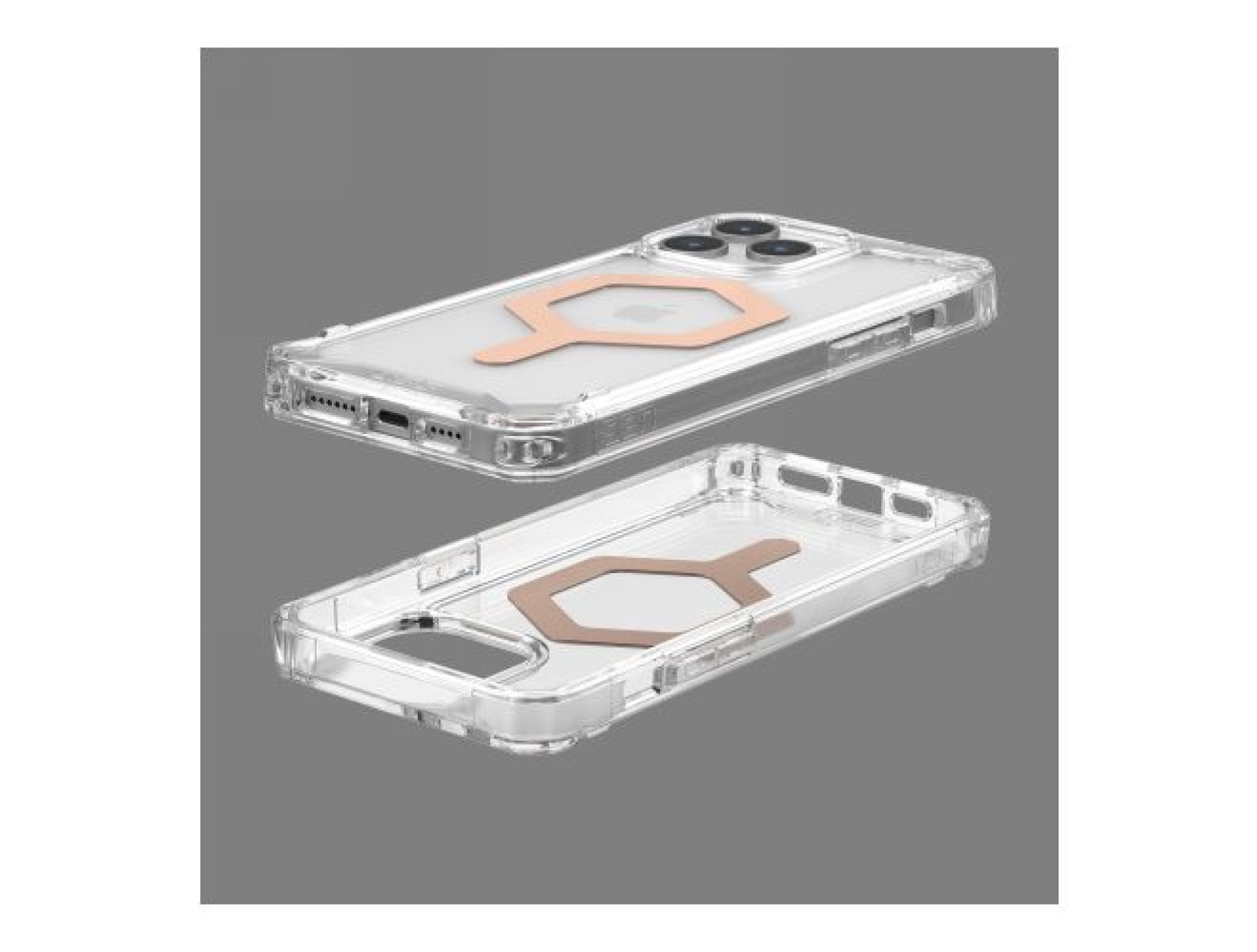 Funda UAG Plyo MagSafe para iPhone 15 Pro Max - transparente y perlado