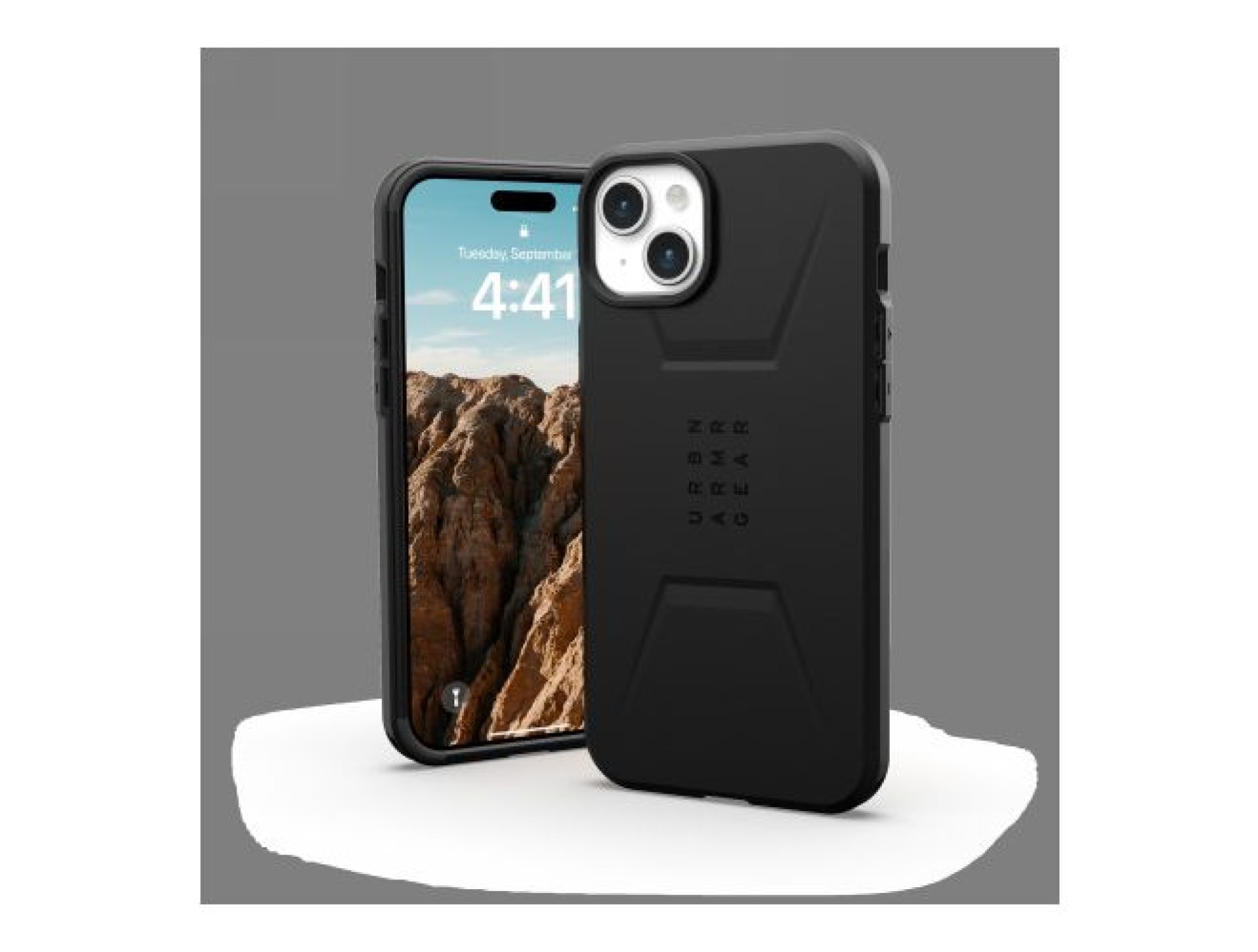 UAG Civilian MagSafe case for iPhone 15 Plus - black
