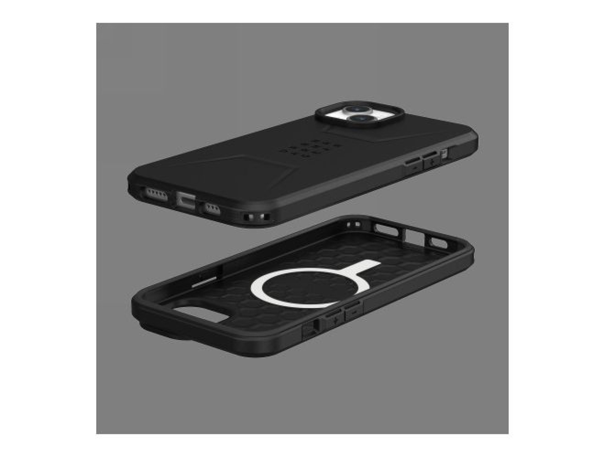 UAG Civilian MagSafe case for iPhone 15 Plus - black