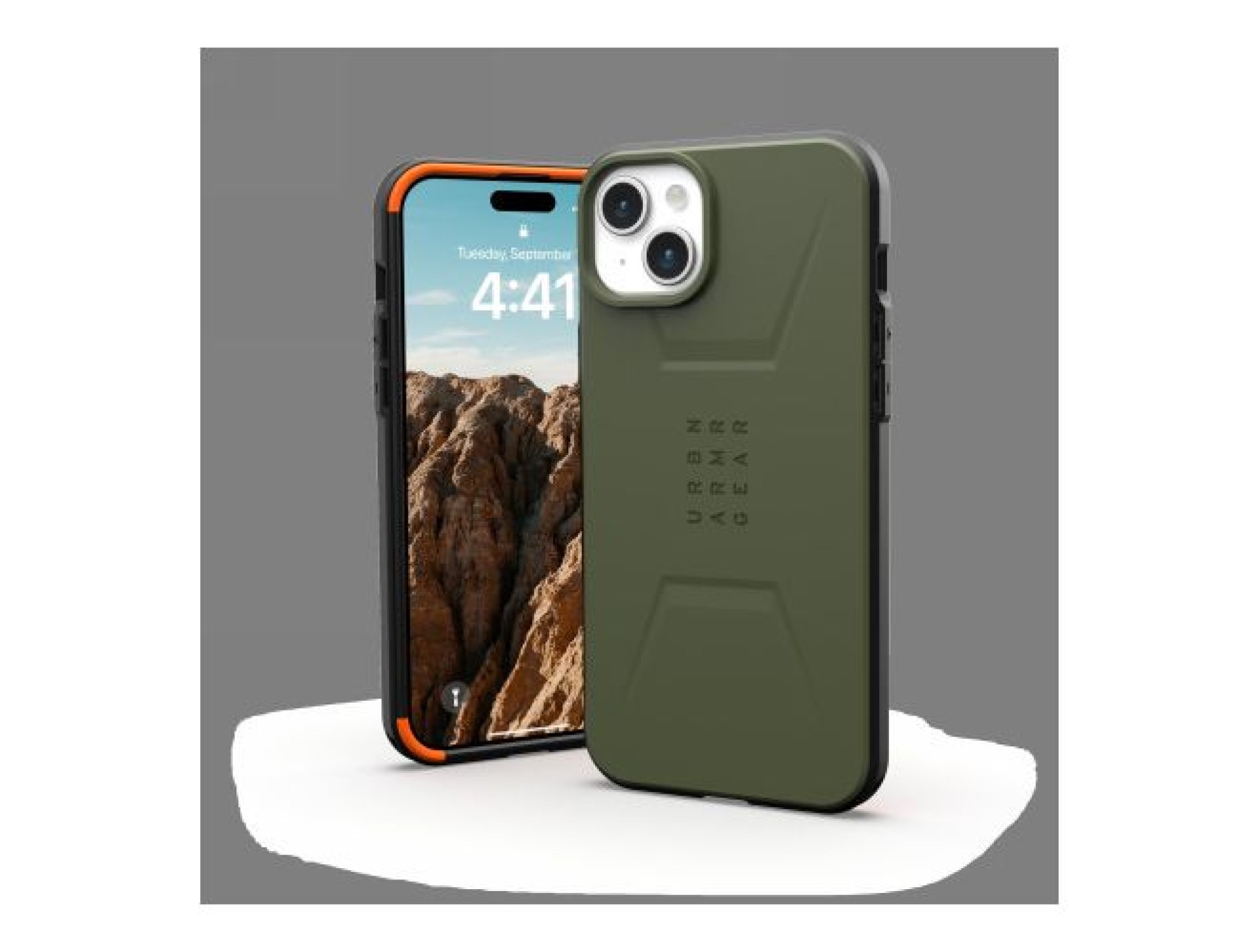 Funda UAG Civilian MagSafe para iPhone 15 Plus - verde