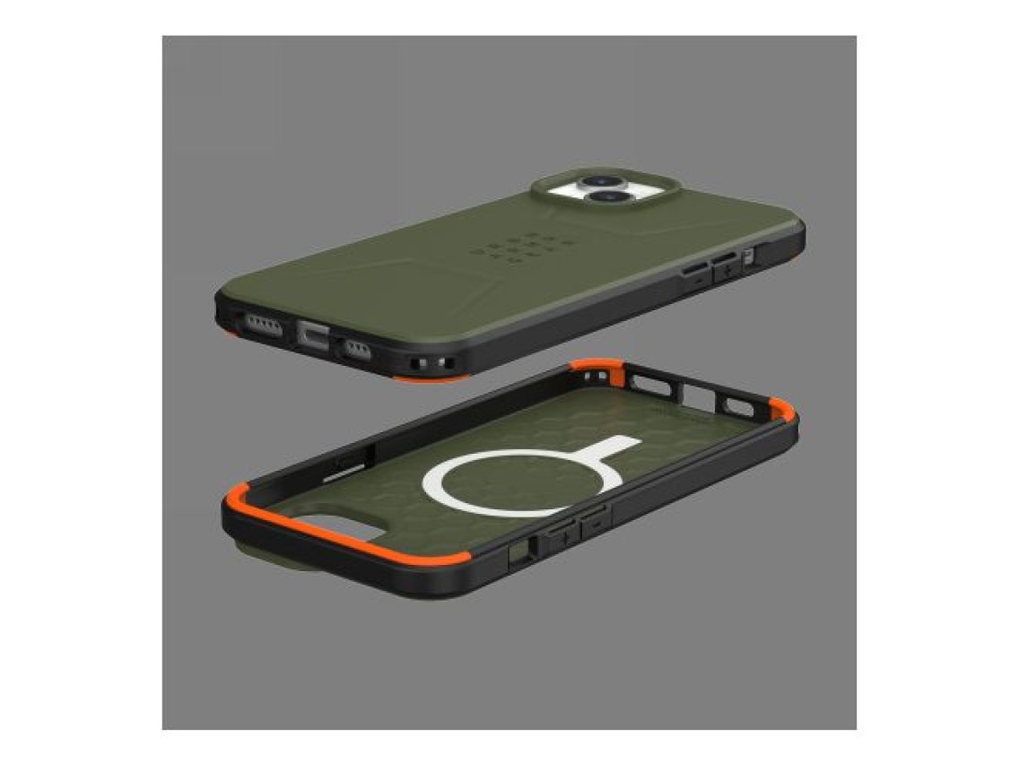 Funda UAG Civilian MagSafe para iPhone 15 Plus - verde
