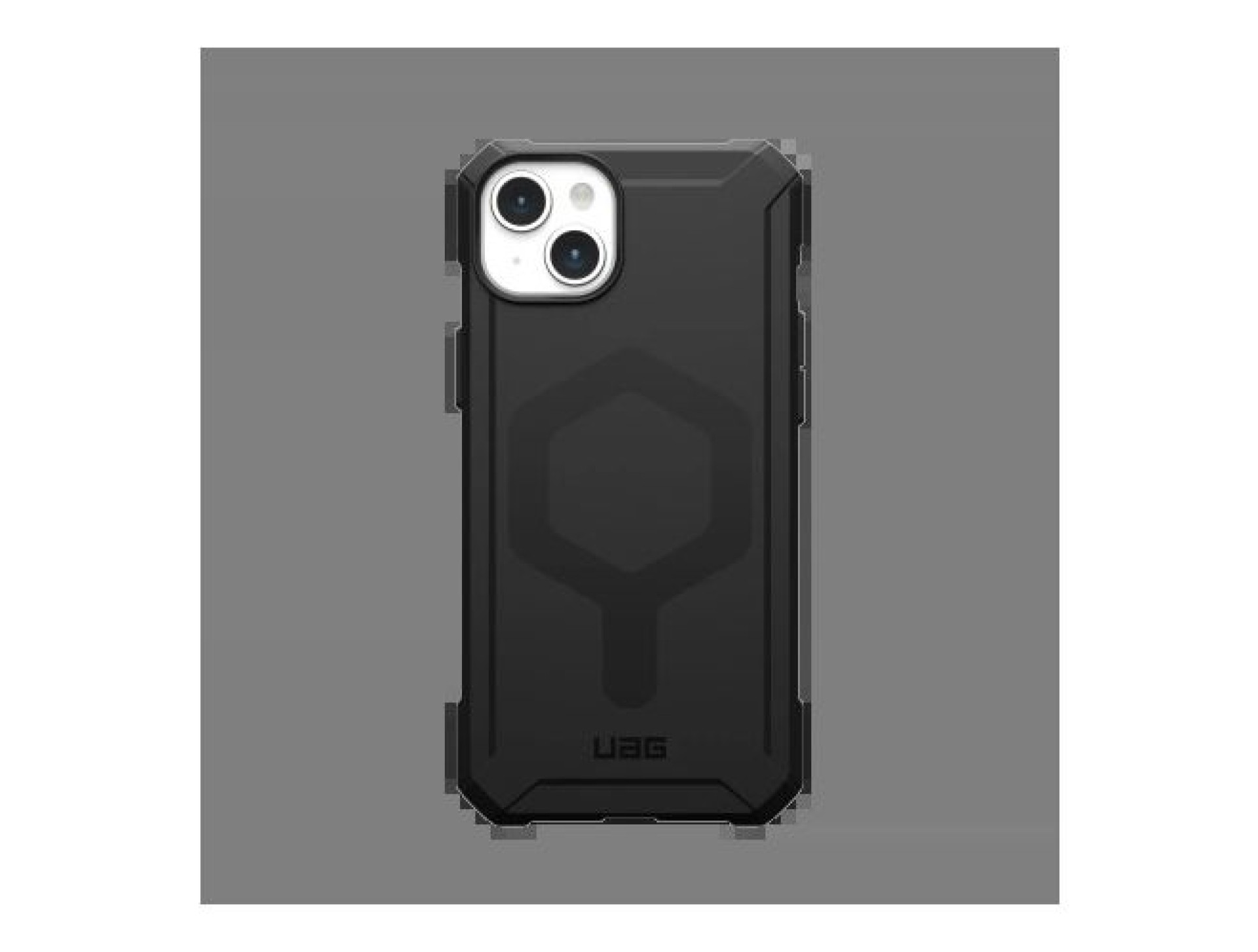 Funda UAG Essential Armor MagSafe para iPhone 15 Plus - negra