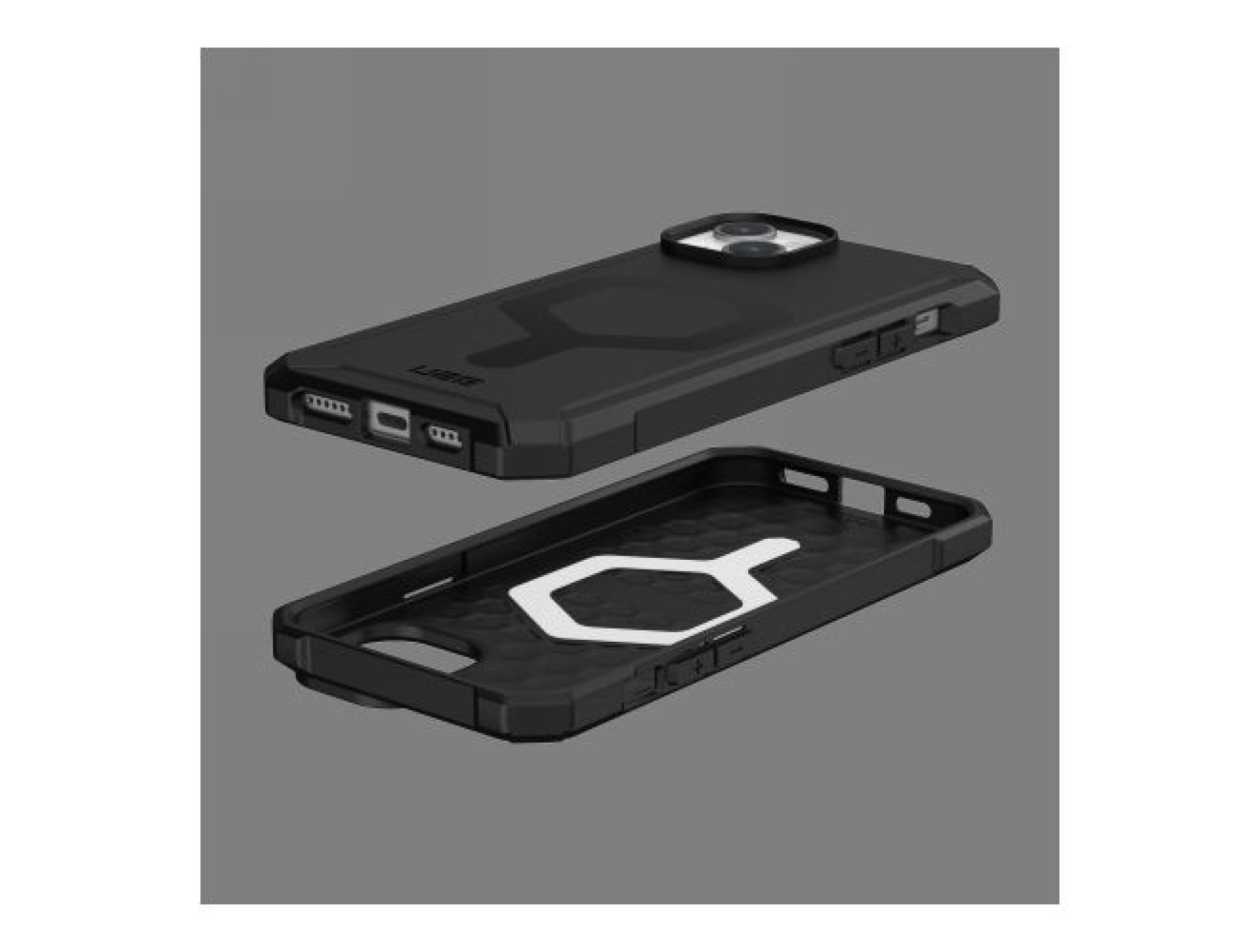 Funda UAG Essential Armor MagSafe para iPhone 15 Plus - negra