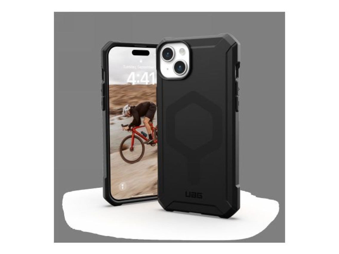 Funda UAG Essential Armor MagSafe para iPhone 15 Plus - negra