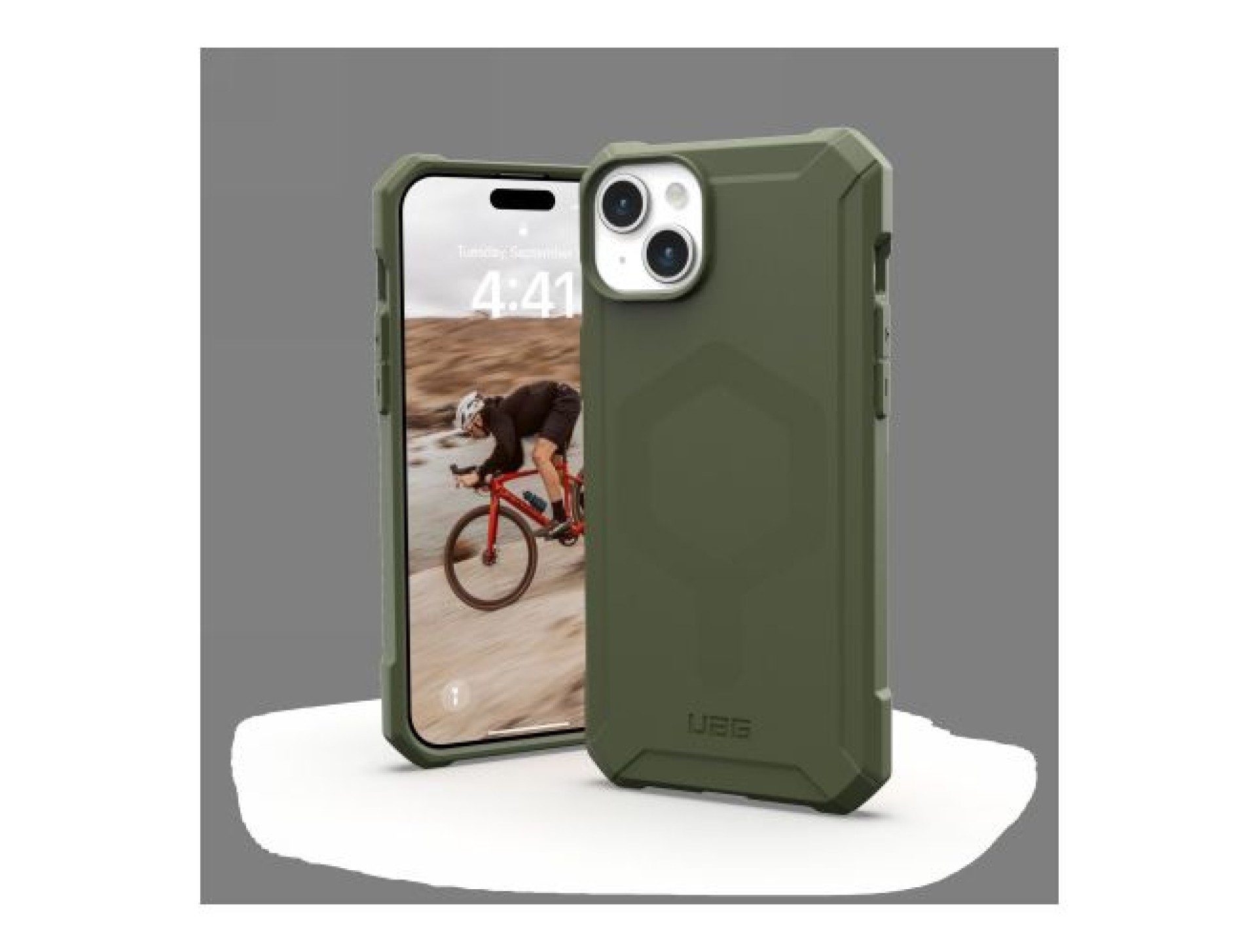 UAG Essential Armor MagSafe case for iPhone 15 Plus - green