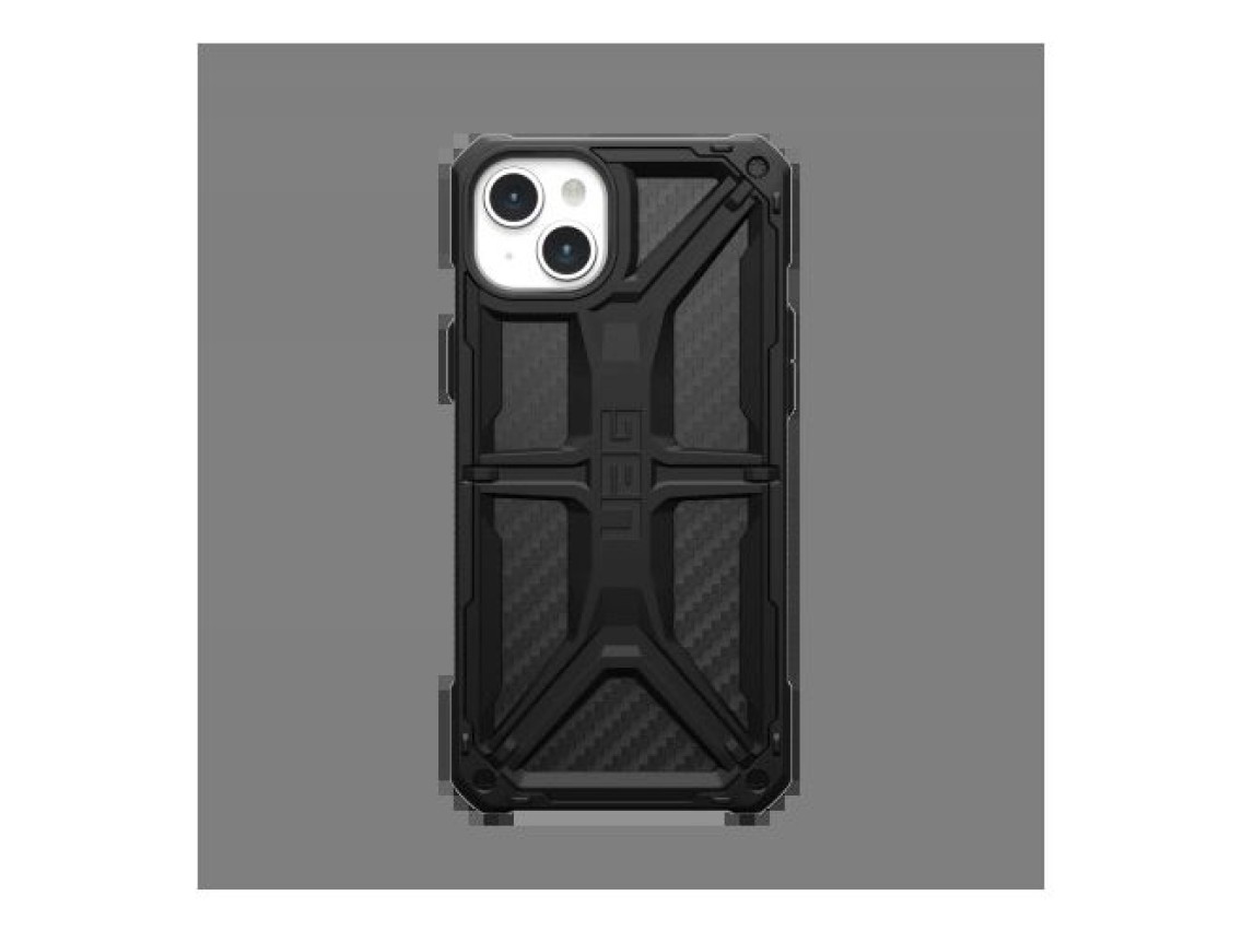 Funda UAG Monarch para iPhone 15 Plus - carbono negro