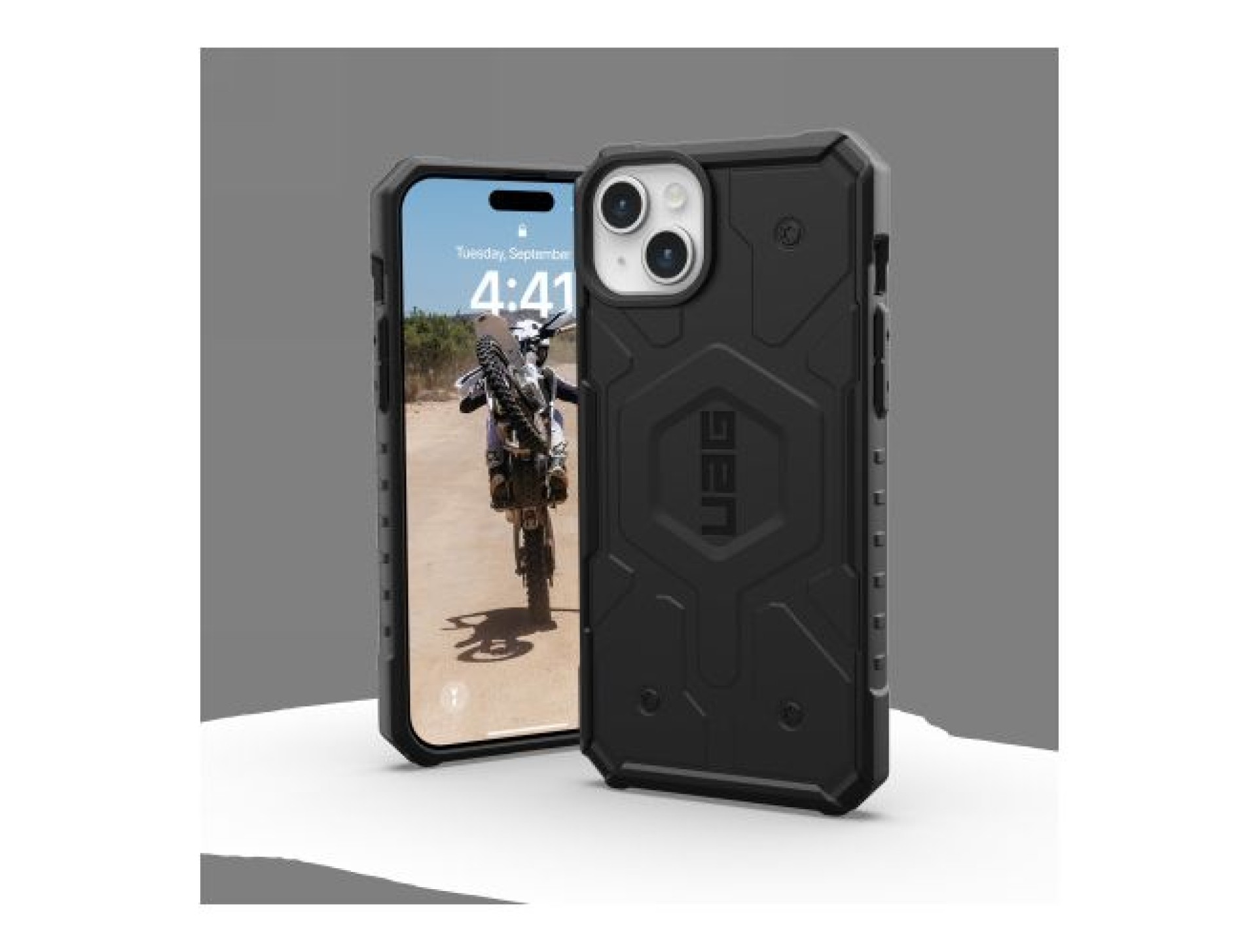 UAG Pathfinder MagSafe case for iPhone 15 Plus - black