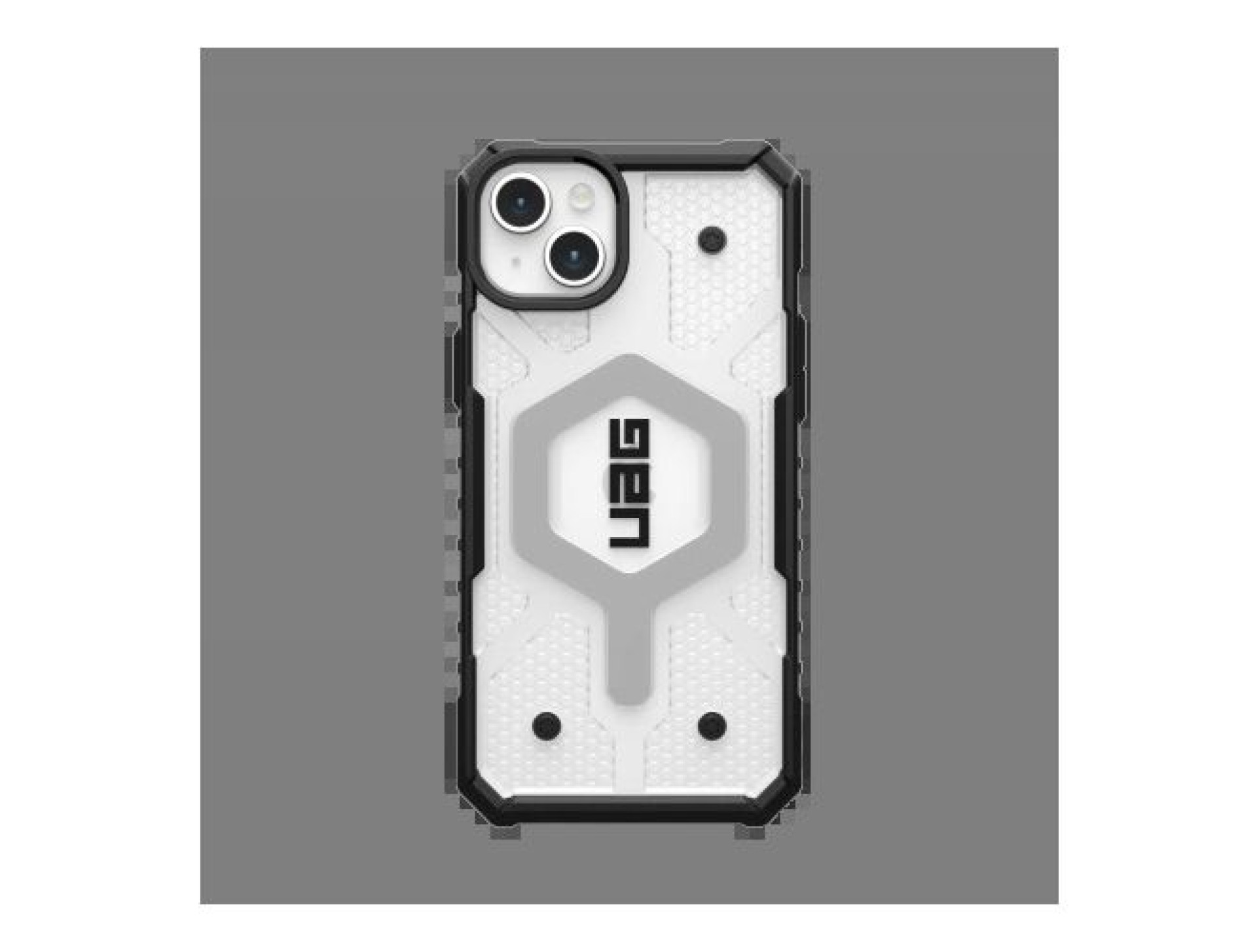 Capa UAG Pathfinder MagSafe para iPhone 15 Plus - transparente