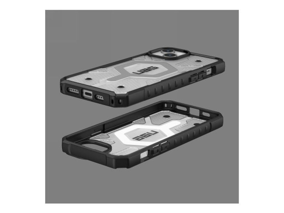 Capa UAG Pathfinder MagSafe para iPhone 15 Plus - transparente