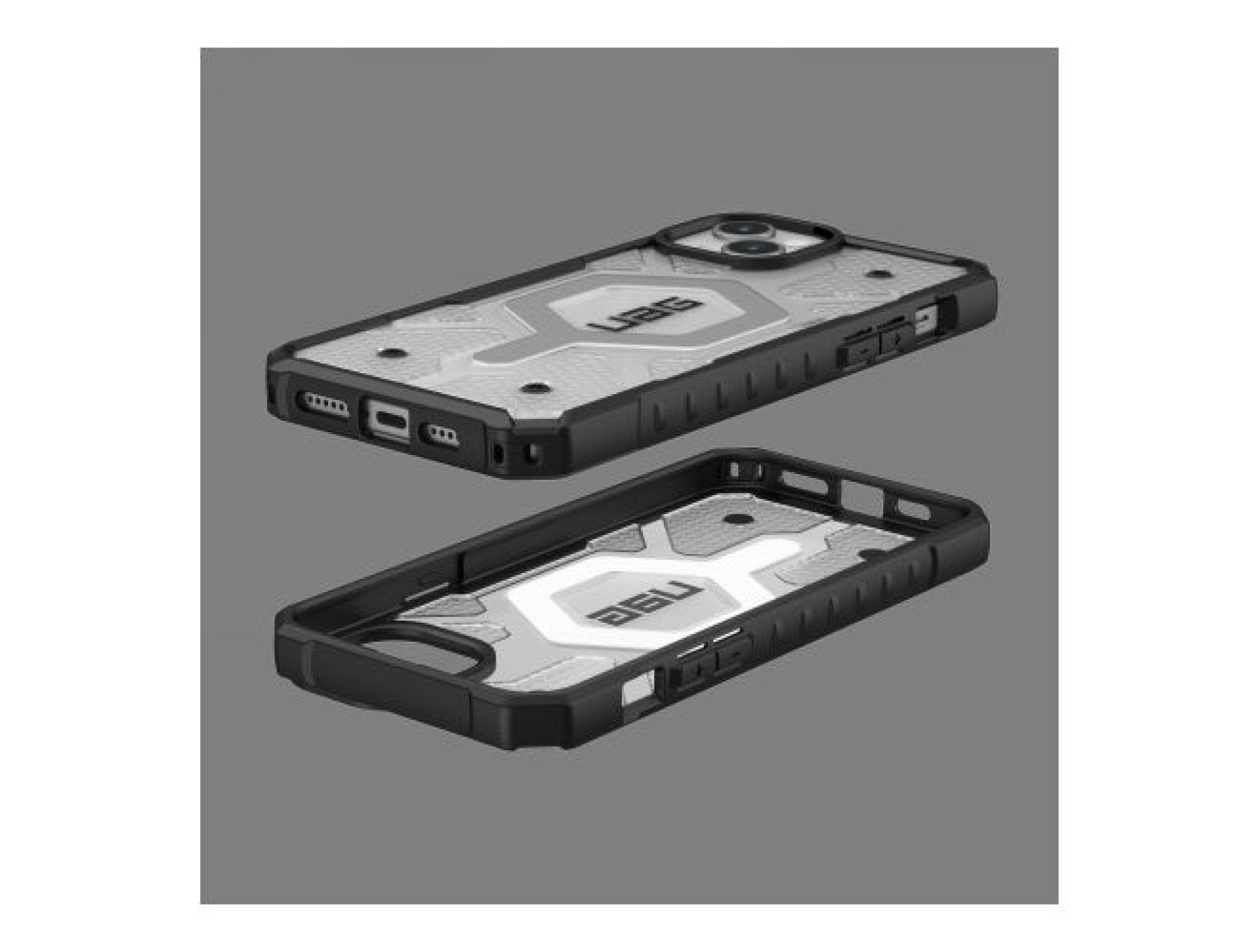 Capa UAG Pathfinder MagSafe para iPhone 15 Plus - transparente