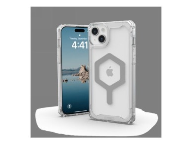 Funda UAG Plyo MagSafe para iPhone 15 Plus - transparente y plateada Funda UAG Plyo MagSafe para iPhone 15 Plus - transparente y plateada