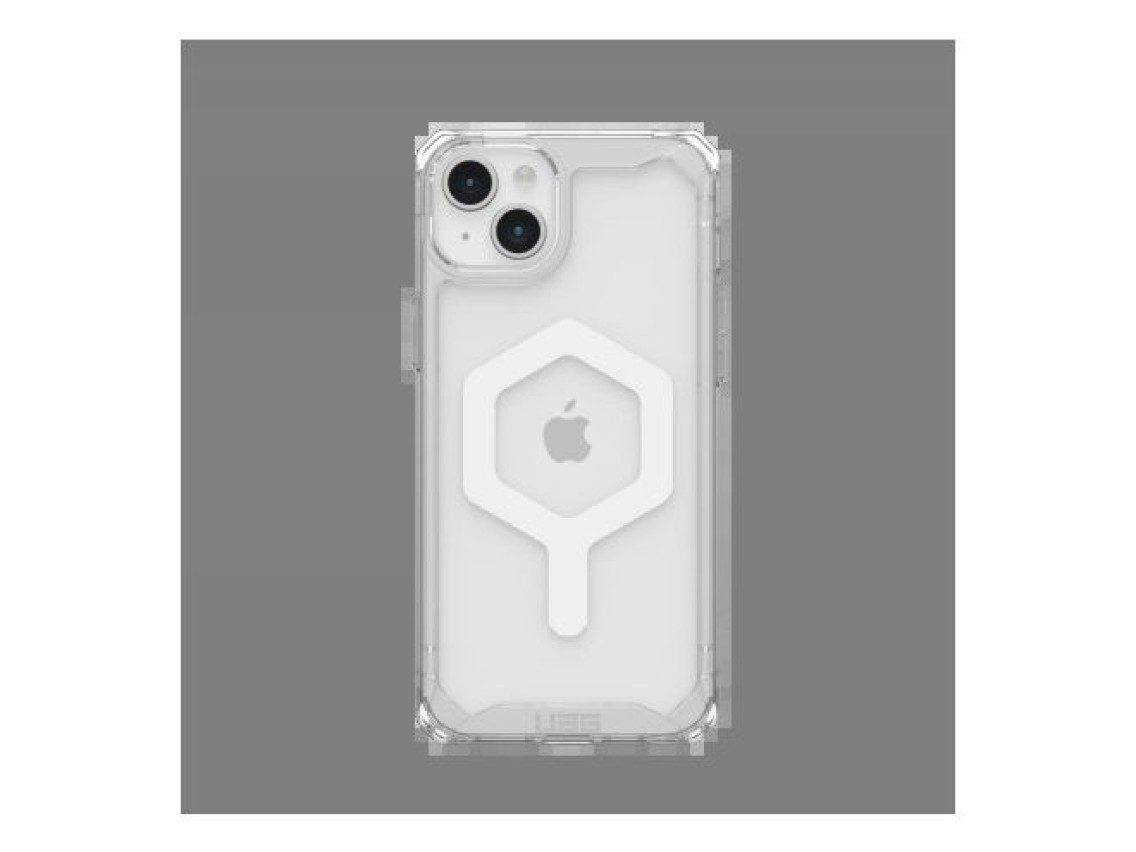 Capa UAG Plyo MagSafe para iPhone 15 Plus - transparente e branca