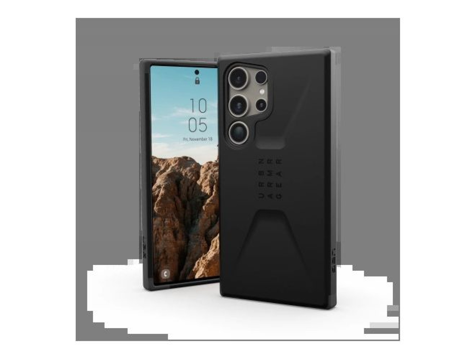 Funda UAG Civilian para Samsung Galaxy S24 Ultra - negra