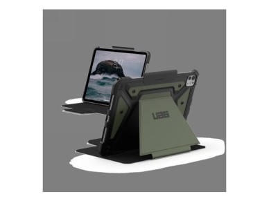 Capa UAG Metropolis SE com suporte e compartimento para Apple Pencil para iPad Pro 11" (2024) - Verd