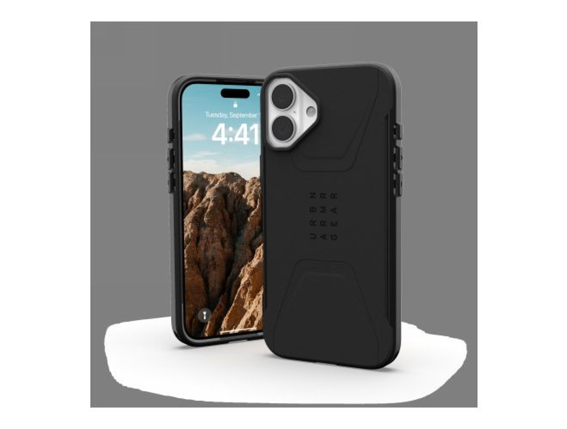 Funda UAG Civilian Magsafe para iPhone 16 Plus - Negra