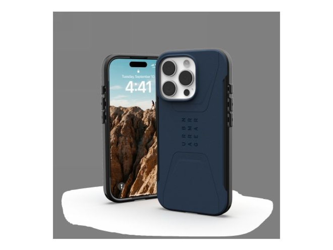 Capa UAG Civil Magsafe para iPhone 16 Pro - Azul
