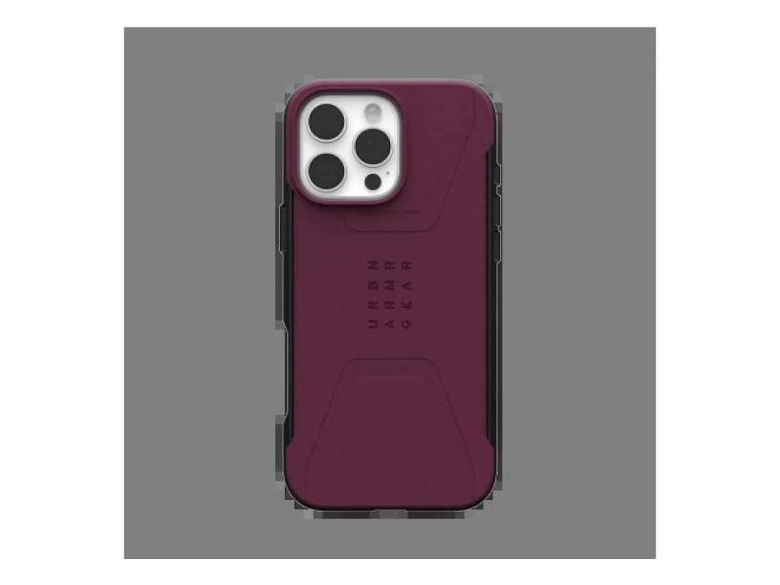 Capa UAG Civilian Magsafe para iPhone 16 Pro Max - Vermelha