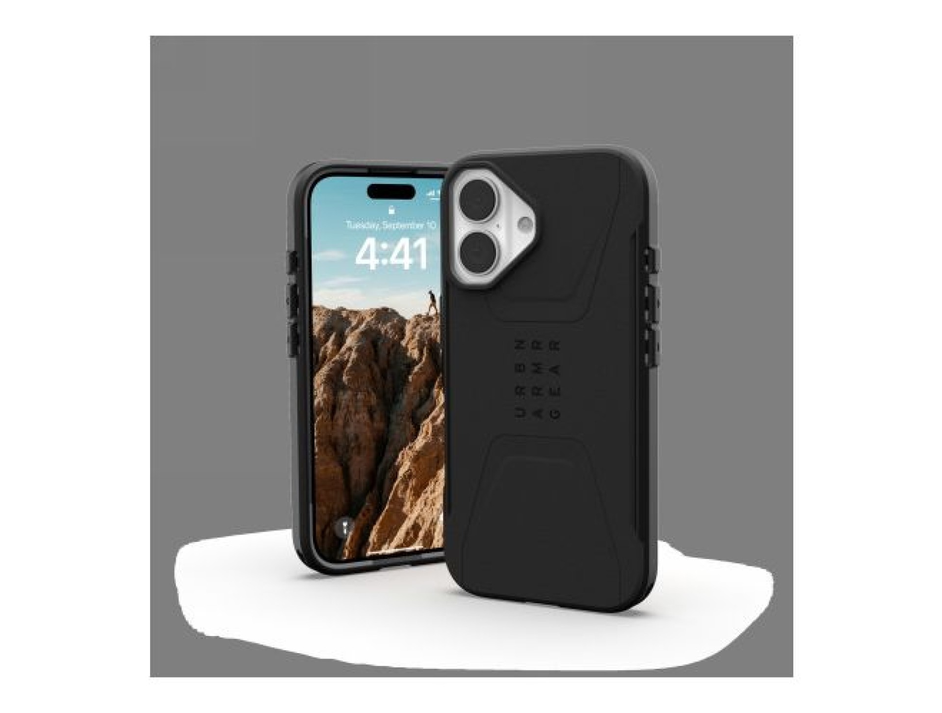 Capa UAG Civilian Magsafe para iPhone 16 - Preta