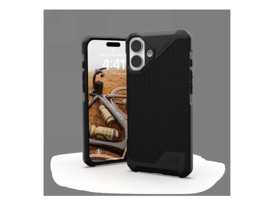 Capa UAG Metropolis LT Magsafe para iPhone 16 Plus - Preta