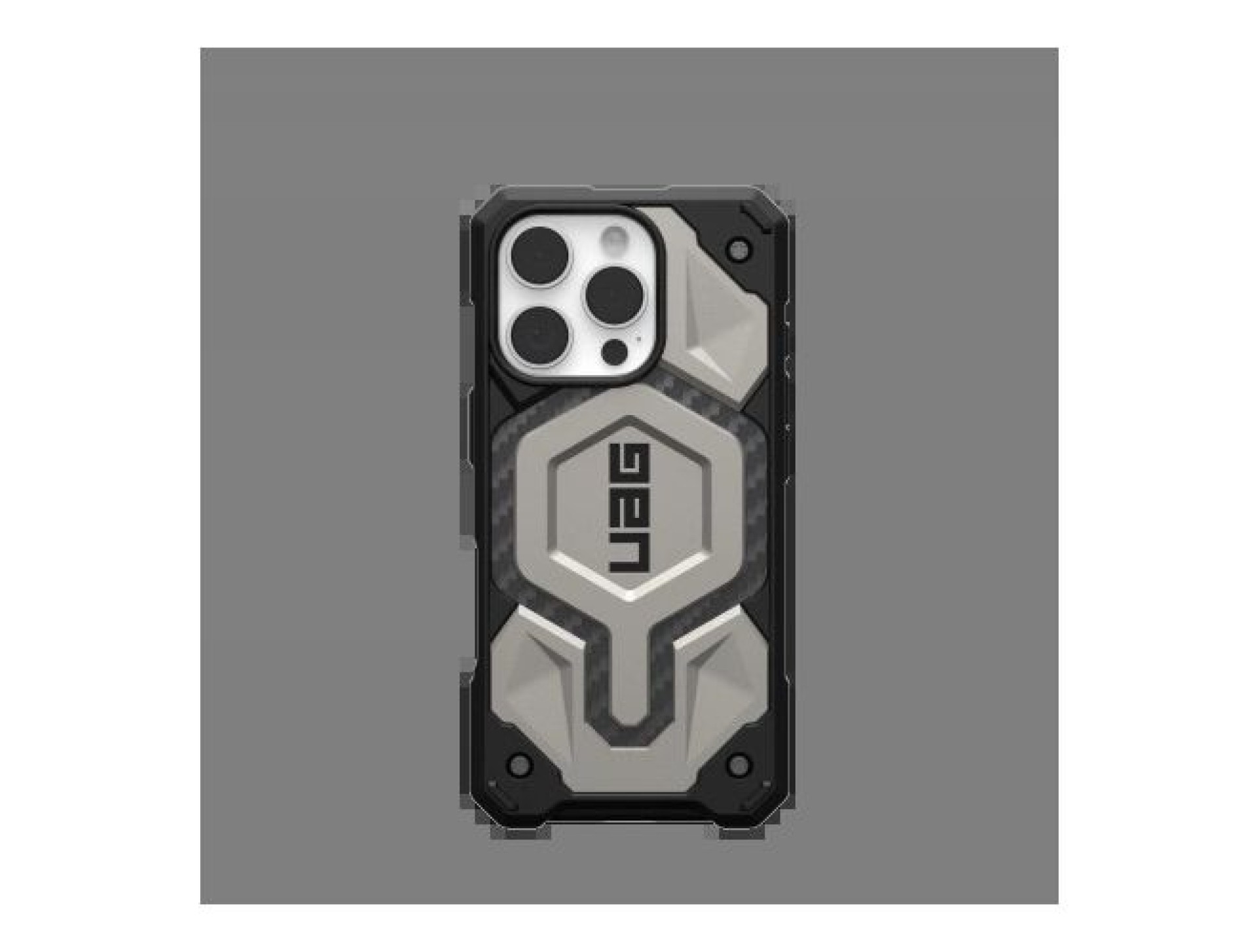 Funda UAG Monarch Pro con MagSafe para iPhone 16 Pro - Titanio