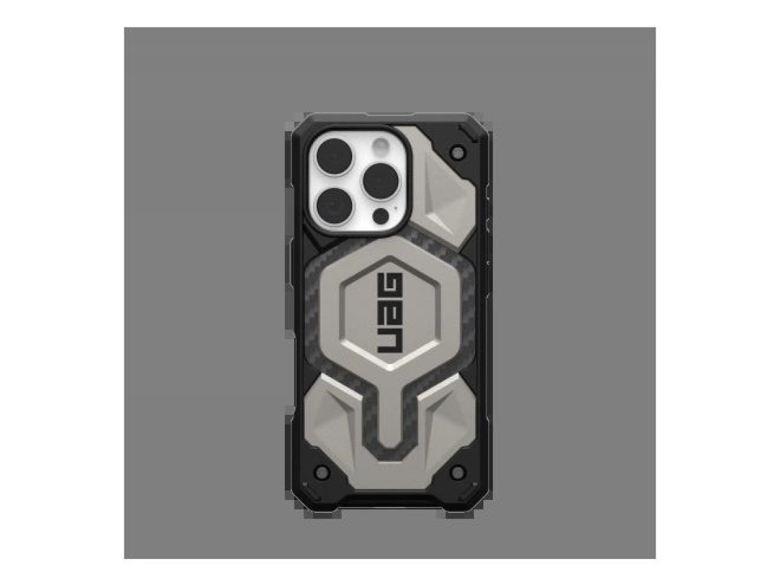 Funda UAG Monarch Pro con MagSafe para iPhone 16 Pro - Titanio