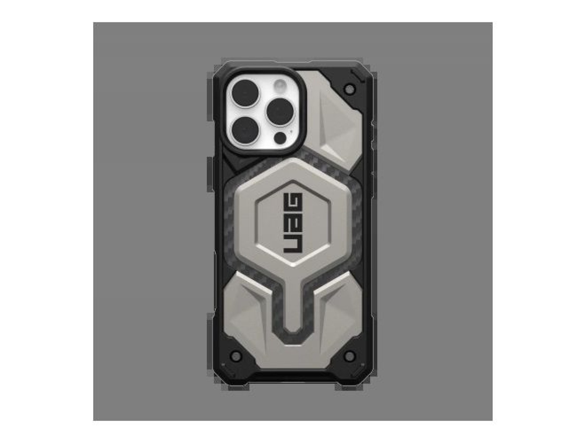 Capa UAG Monarch Pro com MagSafe para iPhone 16 Pro Max - Titânio