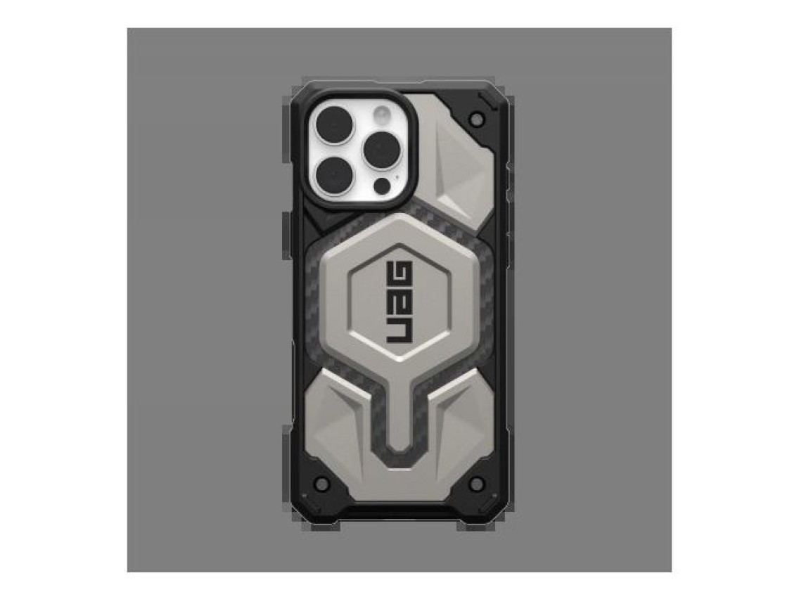 Capa UAG Monarch Pro com MagSafe para iPhone 16 Pro Max - Titânio