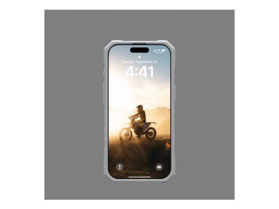 Capa UAG Pathfinder Clear Magsafe para iPhone 16 Pro compatível com MagSafe - Verde
