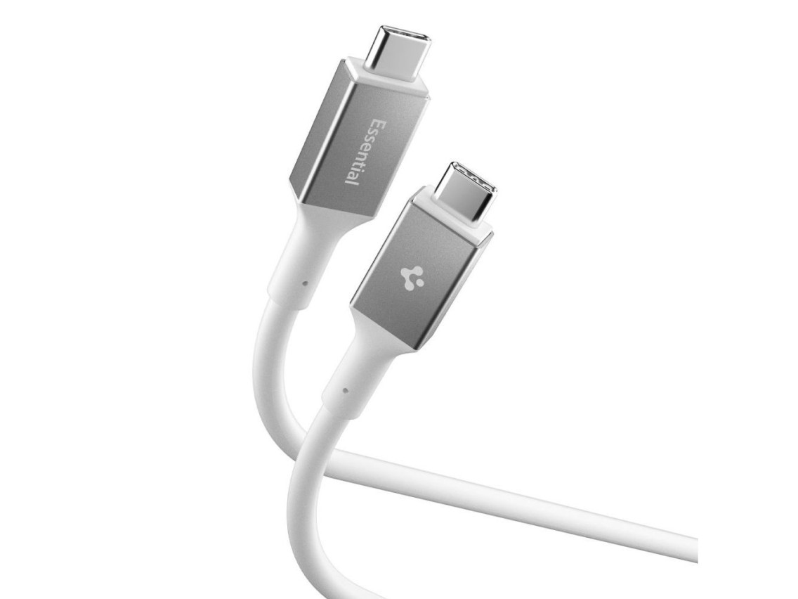 Cabo USB-C Spigen EB24012CC 240W 120cm - Branco