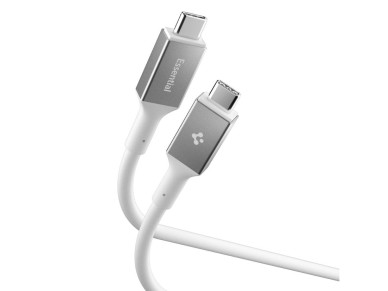 Cable USB-C Spigen EB10020CC de 100 W y 200 cm, blanco
