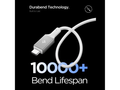 Spigen EB10010CC 100W Cable de 100 cm - Blanco