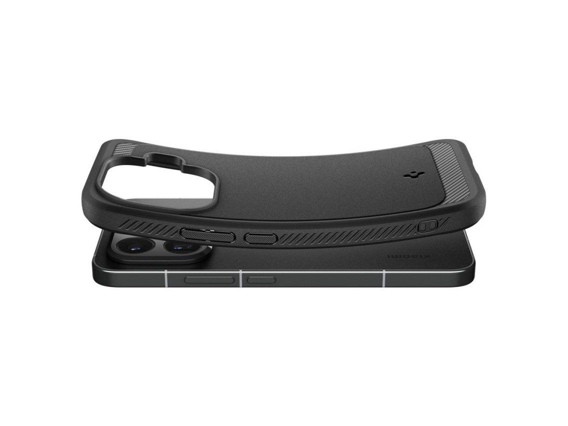 Funda Spigen Rugged Armor para Xiaomi 15T Pro - Negra