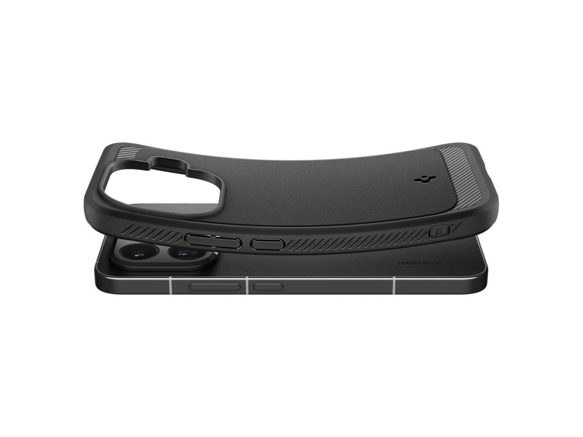 Funda Spigen Rugged Armor para Xiaomi 15T Pro - Negra