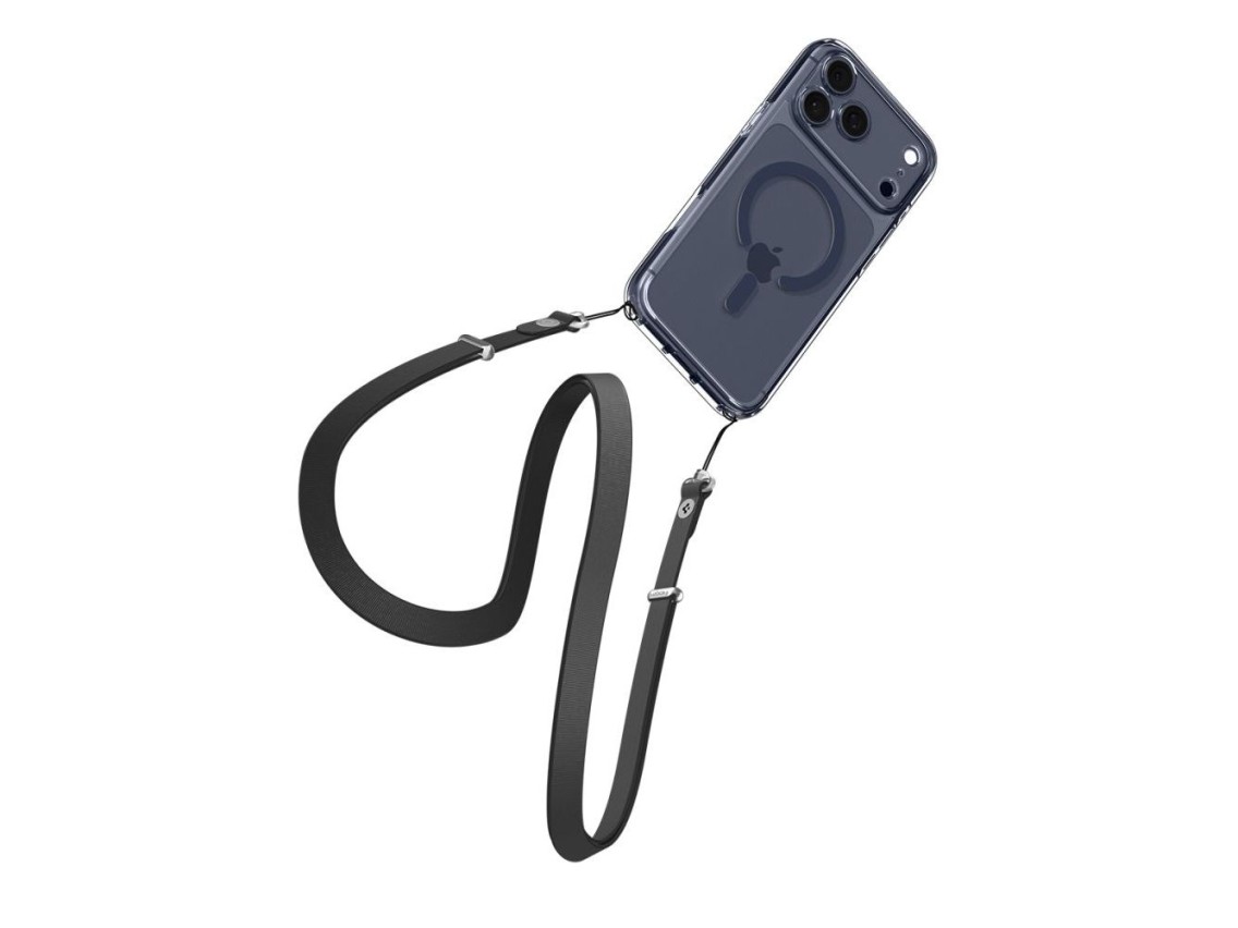 Spigen Ultra Hybrid MagSafe Case for iPhone 17 Pro - Clear Navy Blue