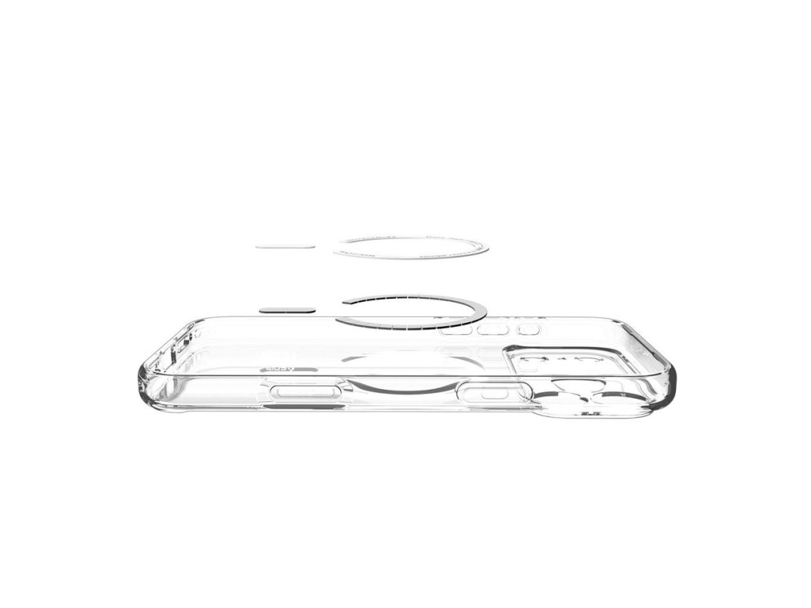Spigen Ultra Hybrid MagSafe Case for iPhone 17 Pro - Clear Navy Blue