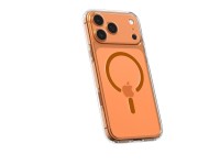 Funda Spigen Ultra Hybrid MagSafe para iPhone 17 Pro - Naranja transparente Funda Spigen Ultra Hybrid MagSafe para iPhone 17 Pro - Naranja transparente