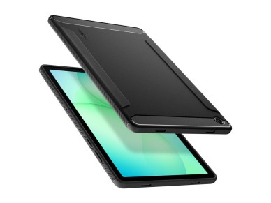 Funda Spigen Rugged Armor para Samsung Galaxy Tab A11+ Plus 11.0 X230 / X235 / X236 - Negra