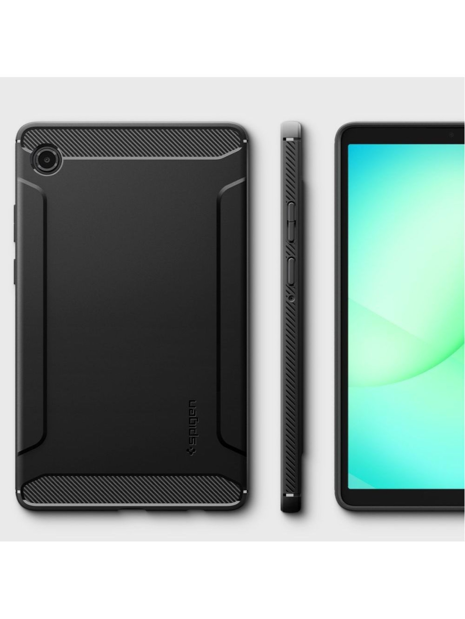 Capa Spigen Rugged Armor para Samsung Galaxy Tab A11 8.7 X133 / X135 - Preta