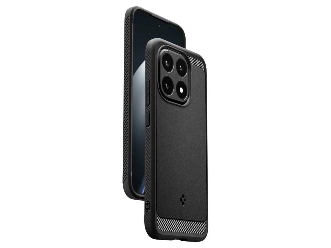 Capa Spigen Rugged Armor para Xiaomi 15T - Preta