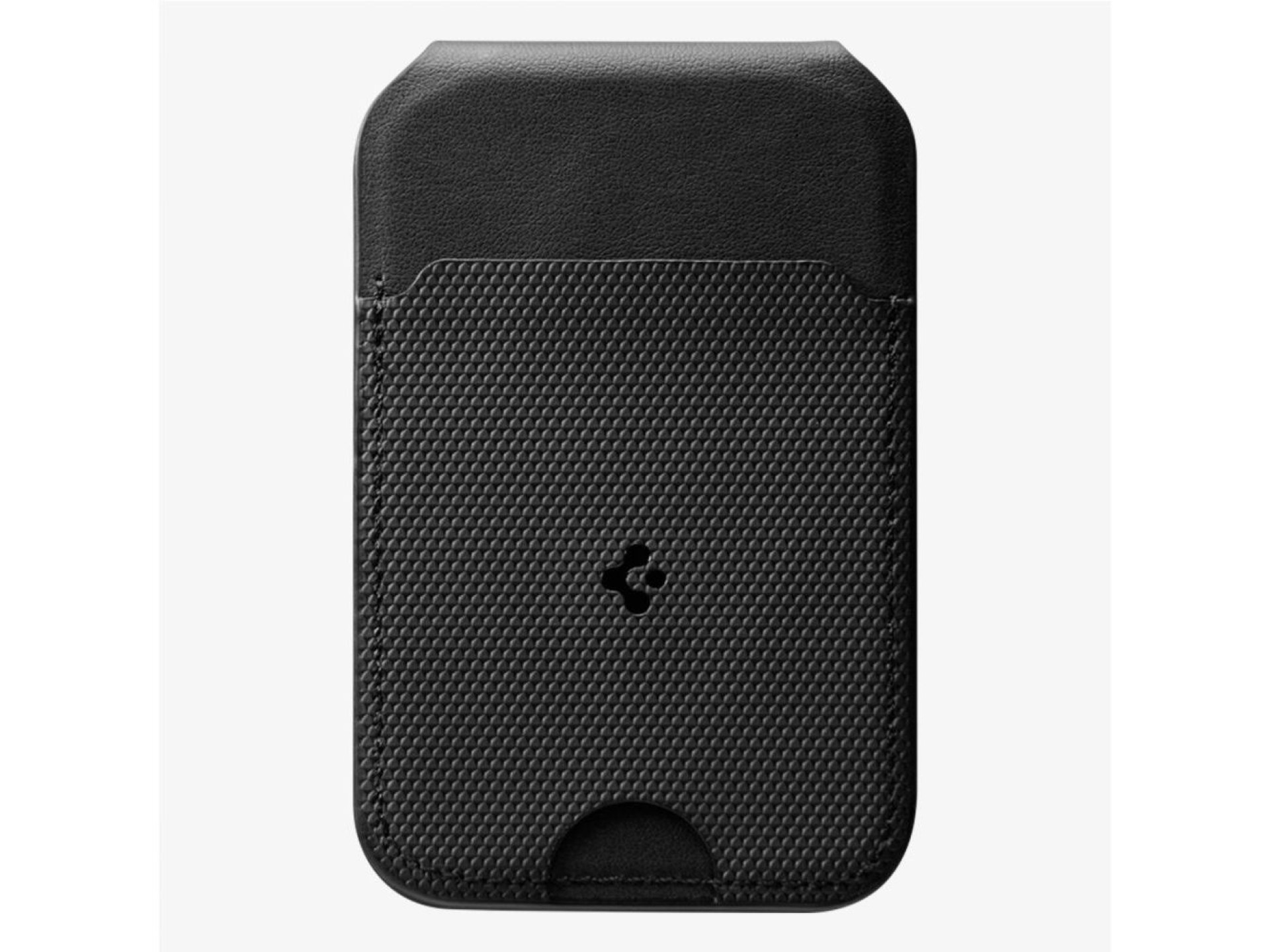 Funda para teléfono Spigen Slim Fold Tripod Wallet S314-2 MagSafe con cierre magnético - Negra