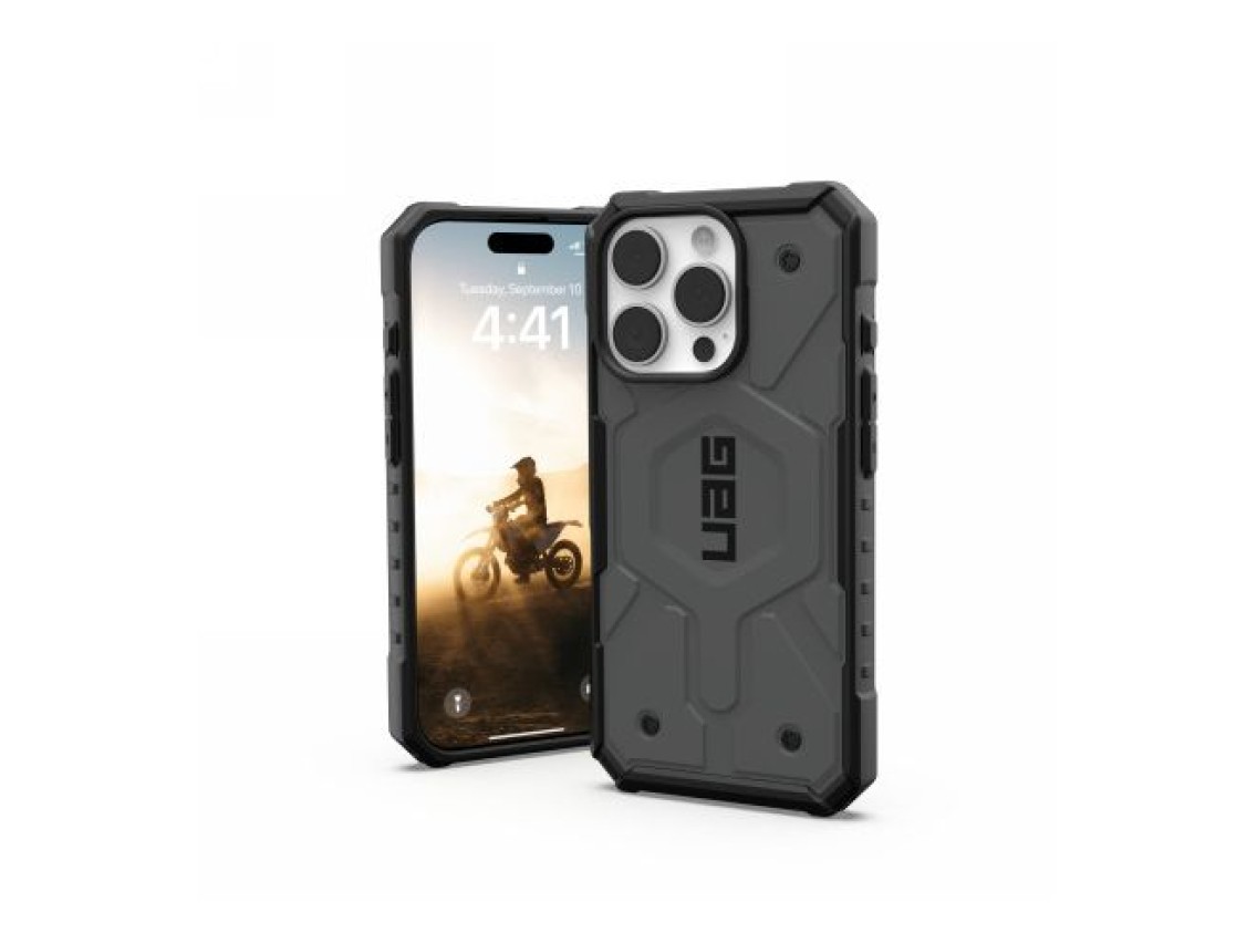 UAG Pathfinder Magsafe case for iPhone 16 Pro - silver
