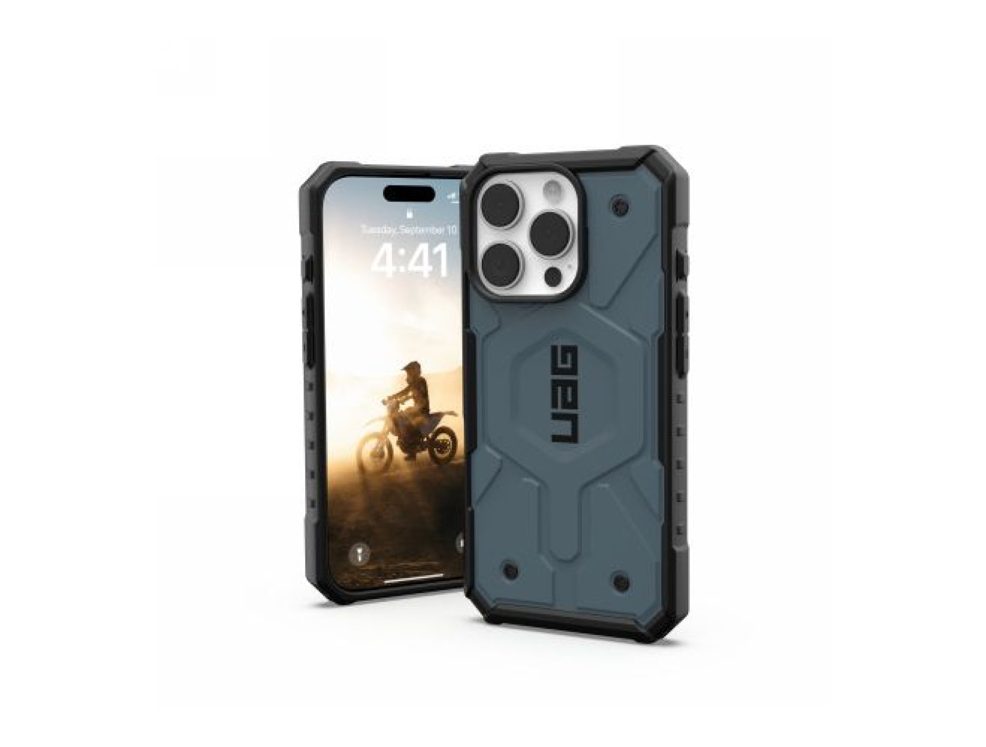 Capa UAG Pathfinder Magsafe para iPhone 16 Pro - Azul