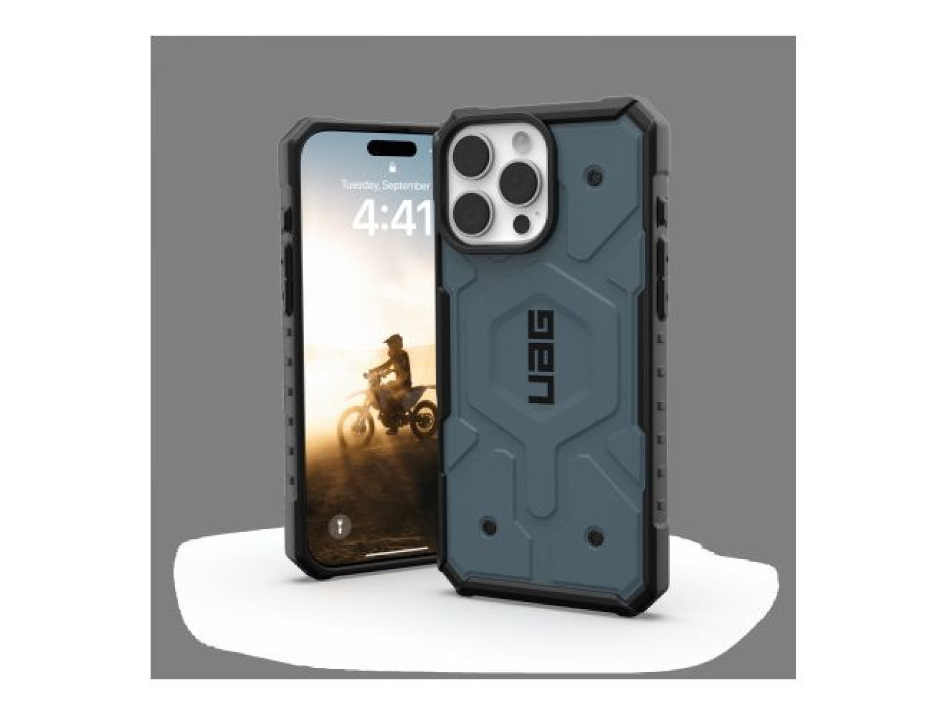 Capa UAG Pathfinder Magsafe para iPhone 16 Pro Max - Azul