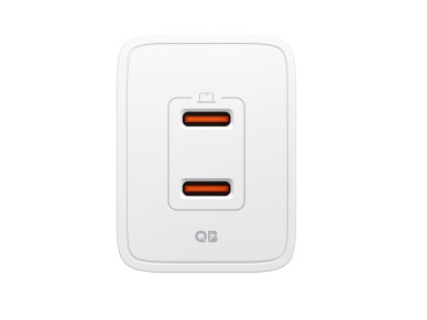 Spigen Essential EE472EU 2-port USC-C 47W wall charger - white Spigen Essential EE472EU 2-port USC-C 47W wall charger - white