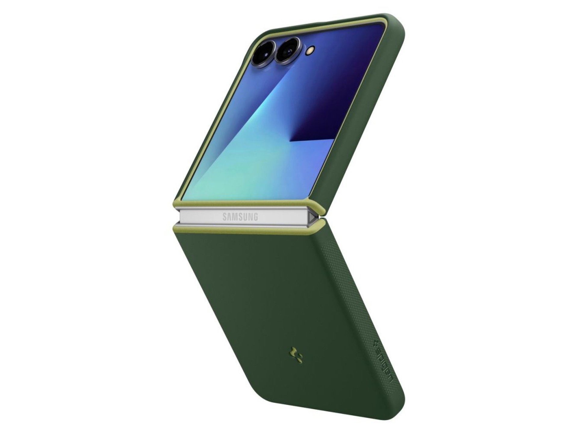 Funda Spigen Nano Pop MagSafe para Samsung Galaxy Z Flip 7 - Verde