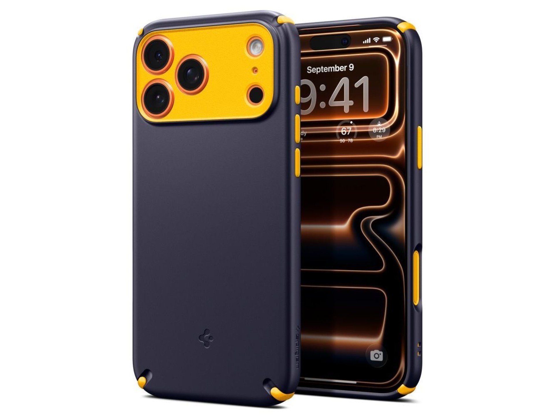 Capa Spigen Nano Pop Hybrid MagSafe para iPhone 17 Pro Max - Azul Marinho
