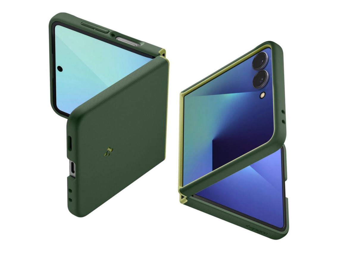 Funda Spigen Nano Pop MagSafe para Samsung Galaxy Z Flip 7 - Verde