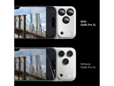 Lente de c�mara Spigen Optik Pro XL para iPhone 17 Pro Max - Plateado