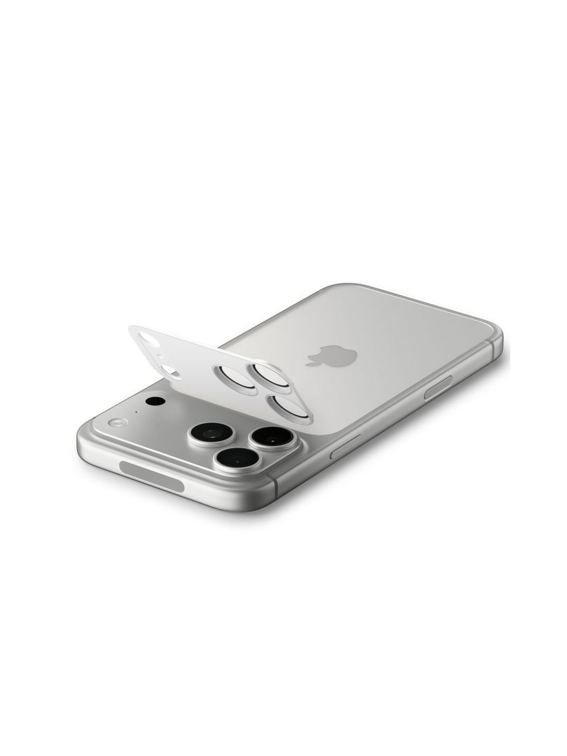 Lente de câmera Spigen Optik Pro XL para iPhone 17 Pro Max - Prata